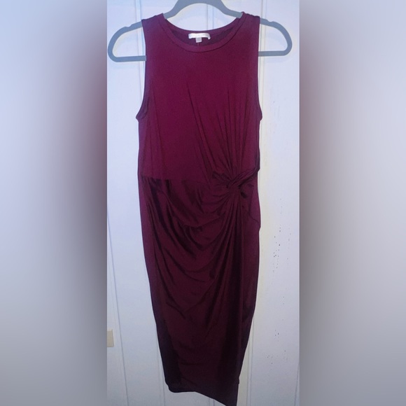 Nine Britton Red Ruffled Tiered Cocktail Dress Size Medium - Picture 4 of 4